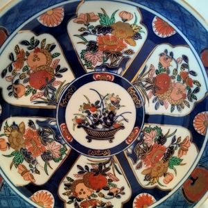 Antique Japanese imari round platter